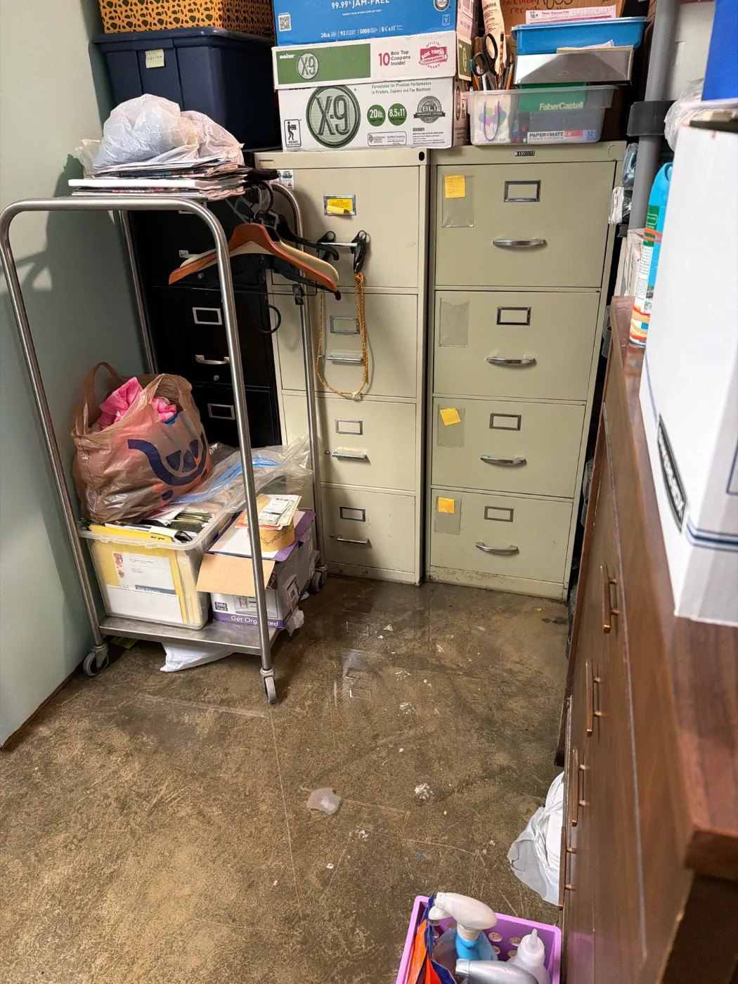 After-hours dry-out at Brookshire commercial property